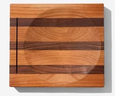 Handmade Made in Alaska Alder American Walnut Wood Chopping board