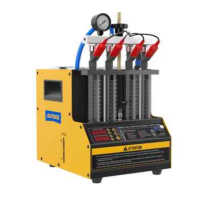 Car Fuel Injector Heating Cleaning & Tester Machine Ultrasonic Cleaner Gasoline