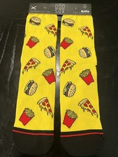 Odd Sox Novelty Socks - Fast Food Burgers Pizza Fries - Fits Sizes 6-13