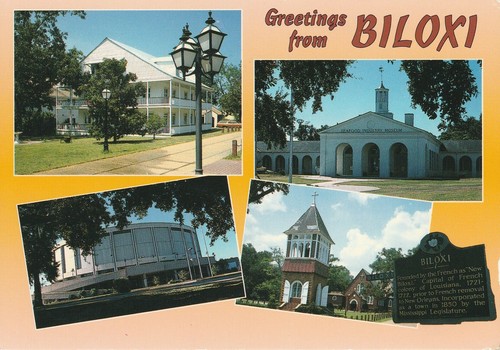 Mississippi Gulf Coast Coliseum Multiview Postcard - ECHL Mississippi Sea Wolves - 第 1/2 張圖片
