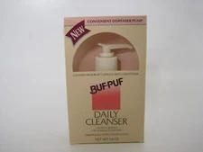 BUF-PUF Daily Cleanser Normal to Dry Skin 5.4oz Pump Vintage NOS - HTF