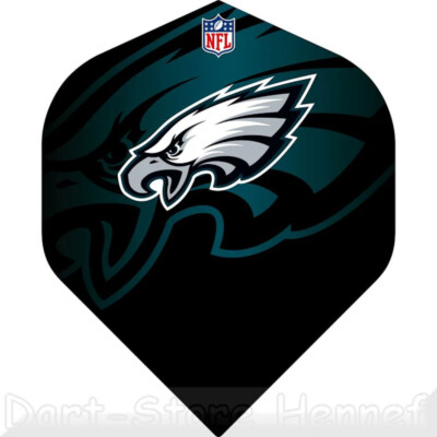 6 Original lizensierte NFL Dart Flights ''PHILADELPHIA EAGLES''