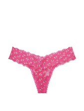Victoria Secret The Lacie Lace-Up Thong Panty READ DESCRIPTION 