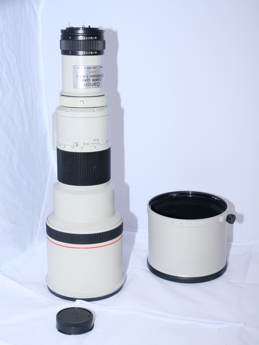 CANON FD 500mm F4.5L レンズ #2399 New FD500mm f/4.5L - Canon Camera Museum