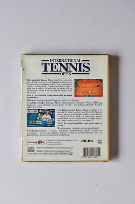 Jeu CD-i International Tennis Open – Philips, Neuf Sous Blister, édition Rare