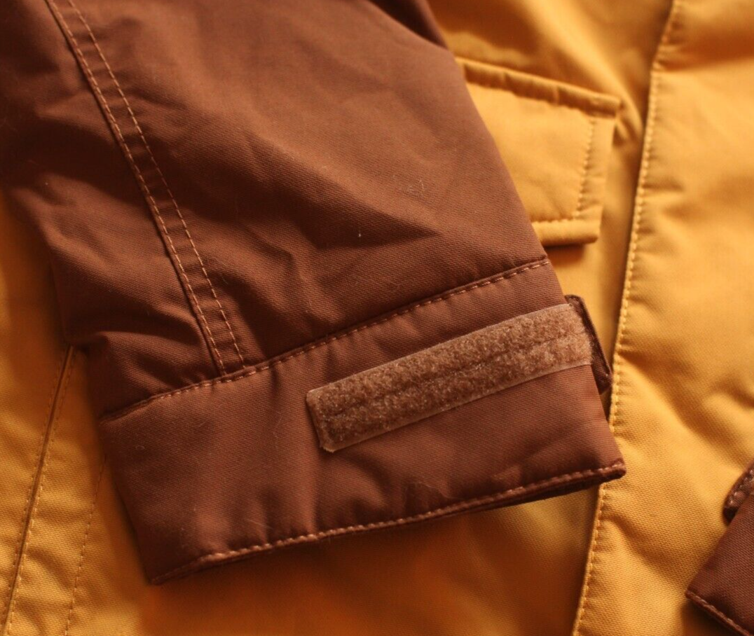 BURTON Covert Jacket Brown Yellow Men's XS Living Lining Parka