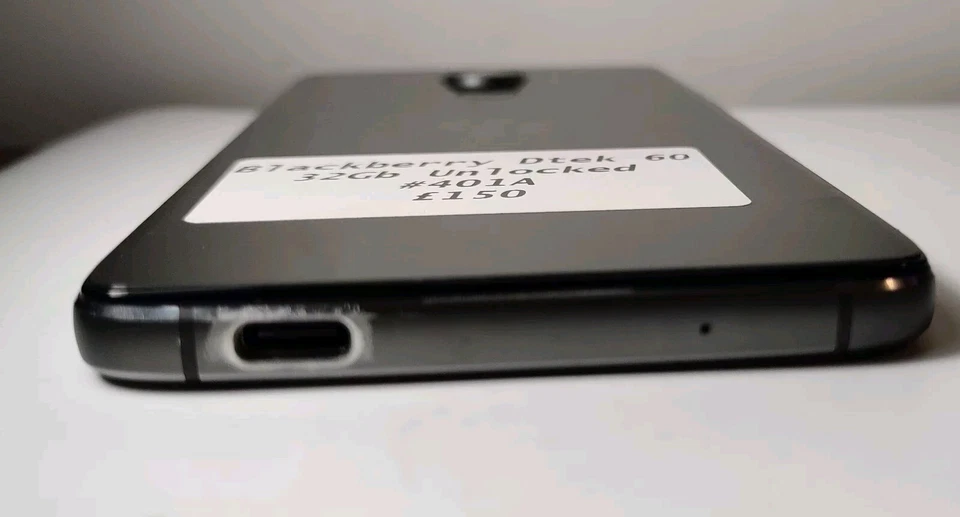 BlackBerry DTEK60, BBA100-2, 32GB, Unlocked , Black #401A - Image 4 of 4