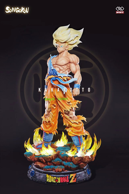Infinite Studio DragonBall DBZ 1/1 Life Size Son Goku Resin LED