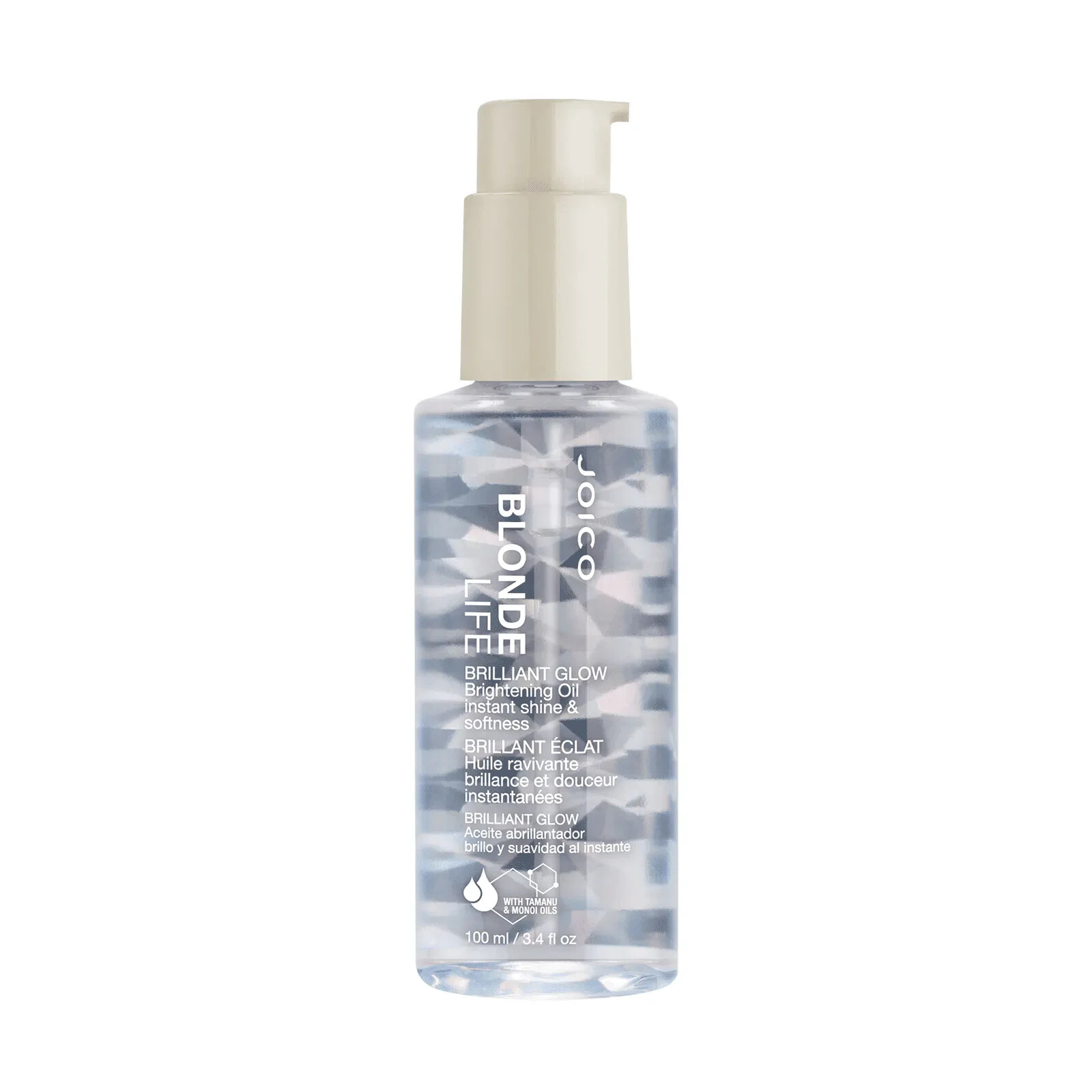 Joico Blonde Life Brilliant Glow Brightening Oil 3.4 oz Protects and Illuminates