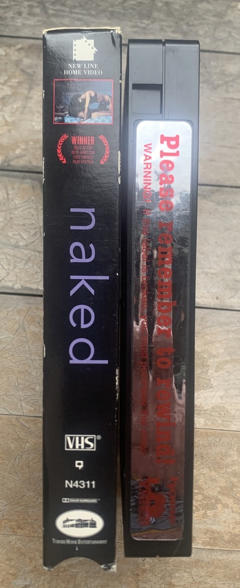 Naked (1993), New Line Cinema VHS, Mike Leigh, David Thewlis