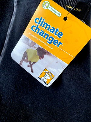 Climate Changer Ruffwear Hundejacke Hundemantel warm schwarz grau XL 91-107 cm