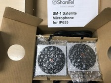 NEW PAIR OF SHORETEL SM-1 SATELLITE MICROPHONE FOR IP655 630-1082-03