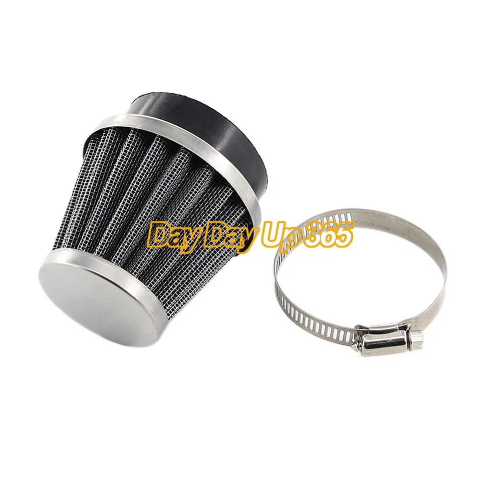 Limpiador de cápsulas de filtro de aire lavable 2x 48 mm para Honda CB350 CB360 CB450 CB500T CL Foto 3 de 4