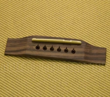 GB-0859-J24 Rosewood 6-String "Belly Up" Reverse Bridge for Acoustic Guitar