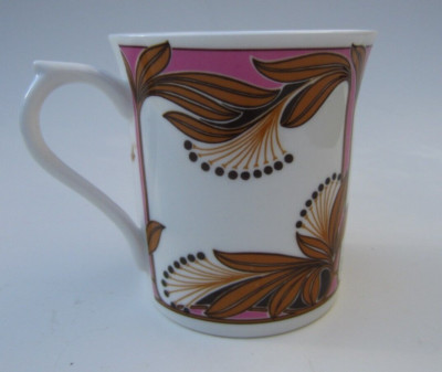 Vintage Tea Cup Queens Art Nouveau Pink Floral England Bone China Hand Decorated