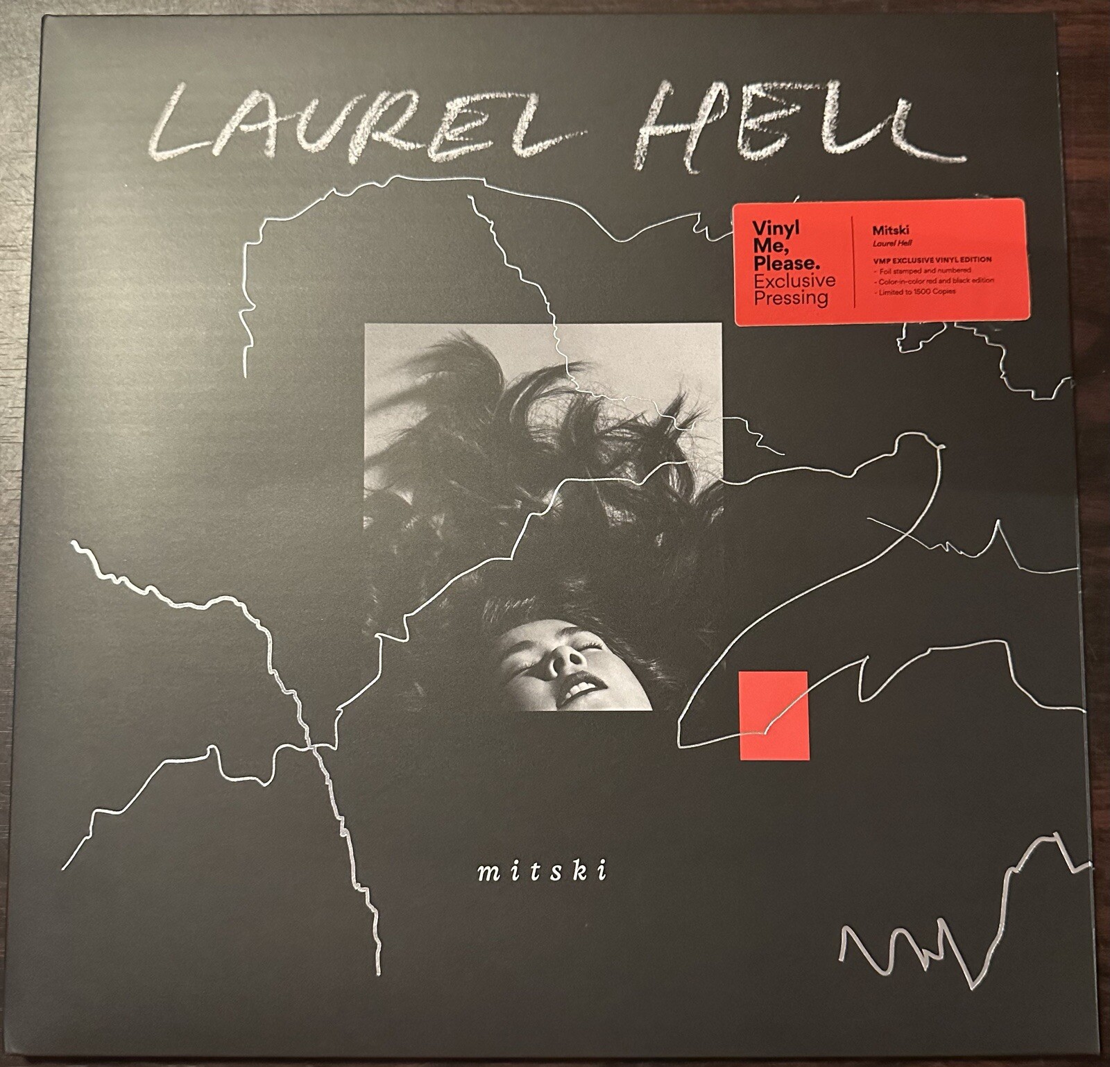 Mitski Laurel Hell Red/Black Vinyl Vinyl Me Please #1390/1500