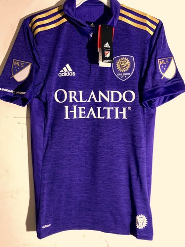 ADIDAS AUTHENTIC MLS JERSEY ORLANDO CITY SC TEAM PURPLE SIZE XL