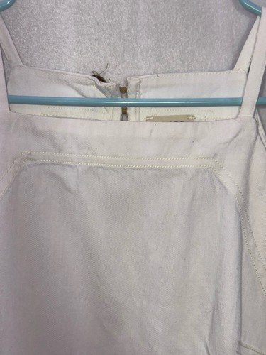 Anthropologie Pilcro Kyla Flounce Mini Dress Size Medium White (40x32) EUC - Picture 7 of 13