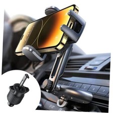 CD Slot Phone Mount for Car, Adjustable CD Phone Holder for Car Phone Black