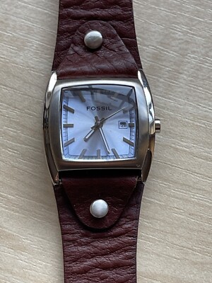 Correa Reloj Fossil Antiguo Reloj Fossil Antiguo Mujer Plateado