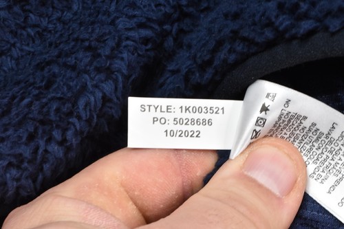 Vineyard Vines Color Blocked Sherpa Fleece Jacket Mens Large Blue Red Pullover - 第 11/13 張圖片