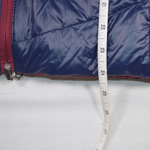 David Barry Duffa Reversible Down & Feather Gilet Navy/Burgundy BNWT Size UK 12 - Picture 19 of 20