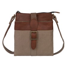 Mona B Purse Women's Wallet Purse Intermix Canvas Crossbody Shoulder Bag