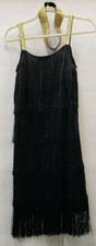 Womens Flapper Costume Dress Black size S