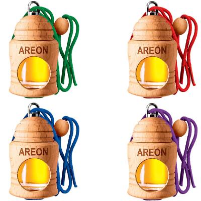SALE 4 Piece Air Freshener Areon Fresco Fragrance Tree Car Fragrance FREE CHOICE