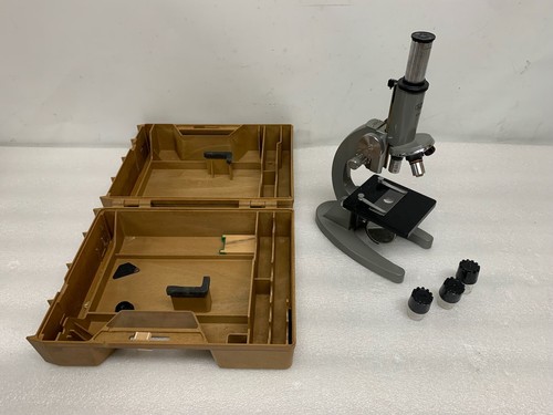 Olympus Tokyo HSB Series 472061 Microscope w Case Box + Accs - Picture 2 of 13