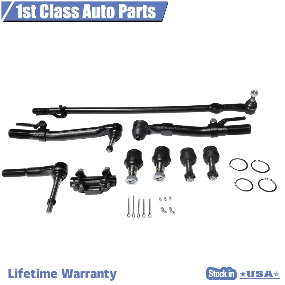 Kit de 9 rótulas de dirección delantera para Ford F-250 Super Duty 2005-2016 Foto 2 de 3