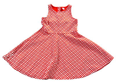janie and jack orange dress Girl Blazing Sun The West Side Dress by Janie and Jack