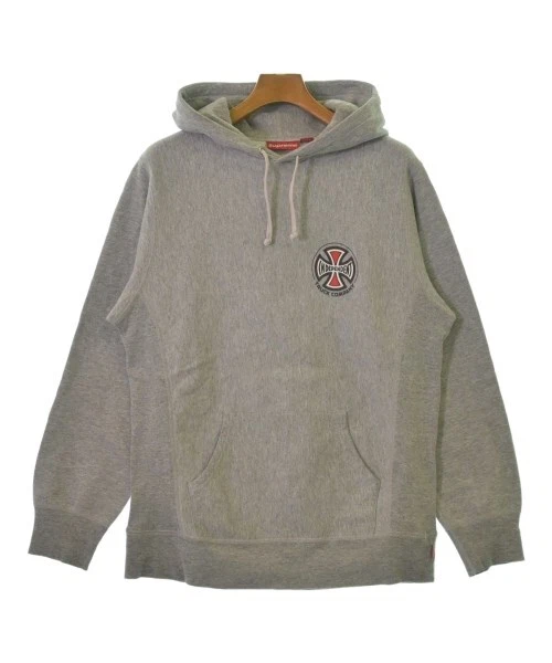 Sweat à capuche Supreme gris M 2200520691070