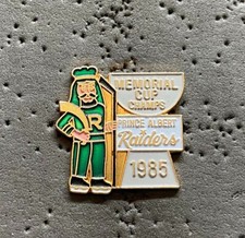 Prince Albert Raiders Memorial Cup Champs 1985 WHL Hockey Pin