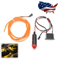 Yellow Atmosphere Lights Ambient Tube LED Strip Flexible Neon Glow String Lamps