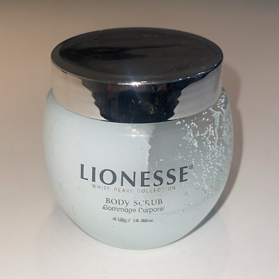 Lionesse White Pearl Collection Body Scrub 12 oz. 340 g. New Sealed