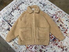 I.am.gia Pixie Boxy Fit Teddy Sherpa Jacket Size M A7