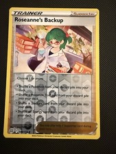 POKEMON TCG: ROSEANNE’S BACKUP 148/172 BRILLIANT STARS REVERSE HOLO CARD NM 