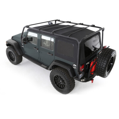 Dachgepäckträger schwarz Staubox Dachträger Jeep Wrangler JK unlimited 07-18