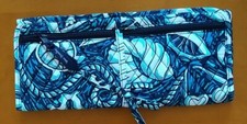 NWT Vera Bradley Curling  Flat Iron Cover Travel Case in Shore Enough Nautical