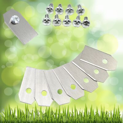 9 x 0,6mm ERSATZMESSER Klingen für Aldi YARD FORCE FERREX Husqvarna GARDENA
