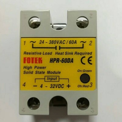New FOTEK HPR-60DA single phase high power solid state module thyristor 
