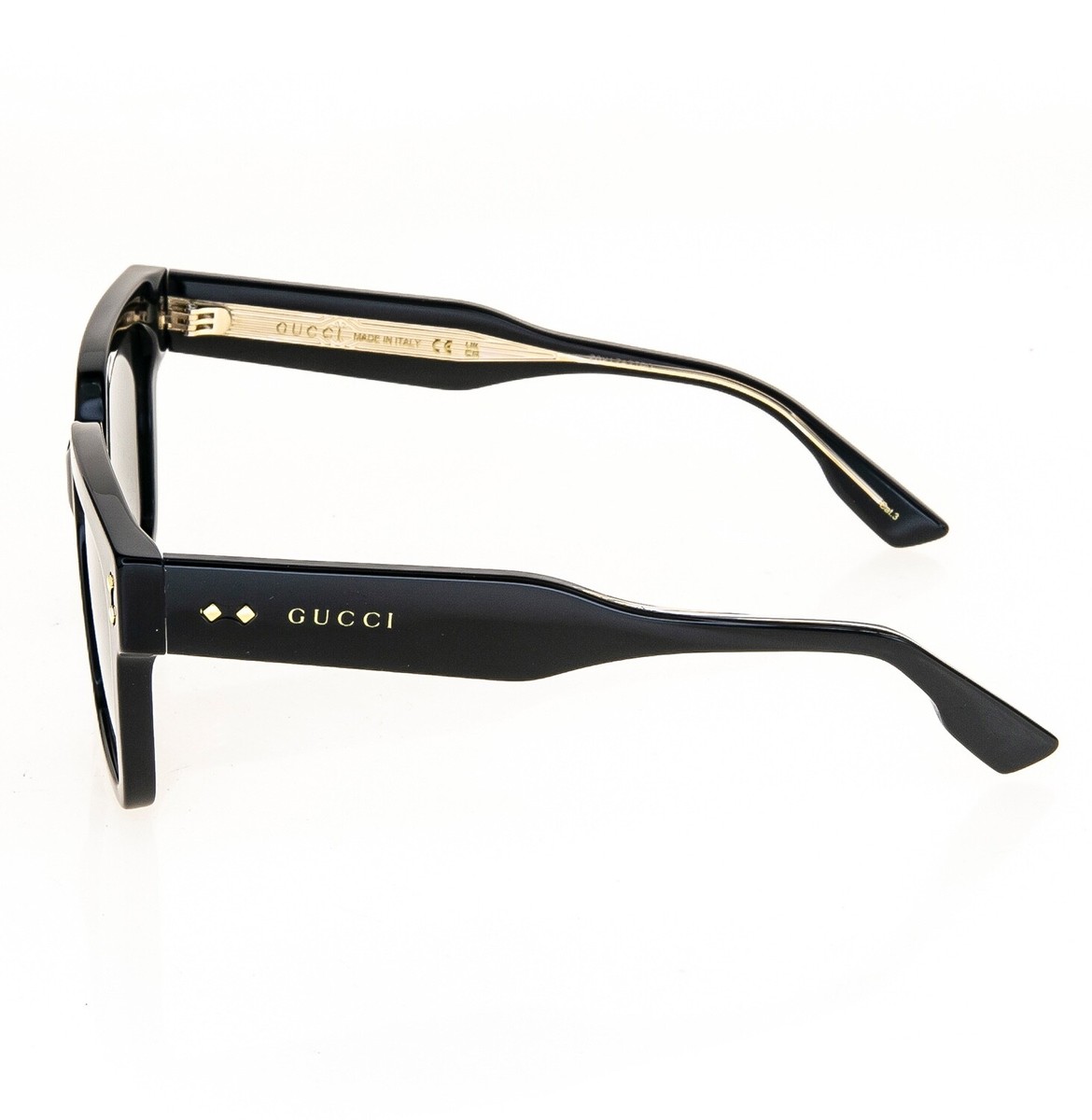 GUCCI Black Unisex Square Diamond 1084 Unisex Chunky Bold