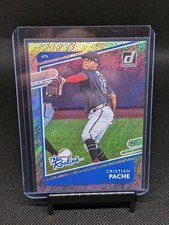 2021 Donruss Cristian Pache The Rookies Rapture Parallel TR4 Atlanta Braves