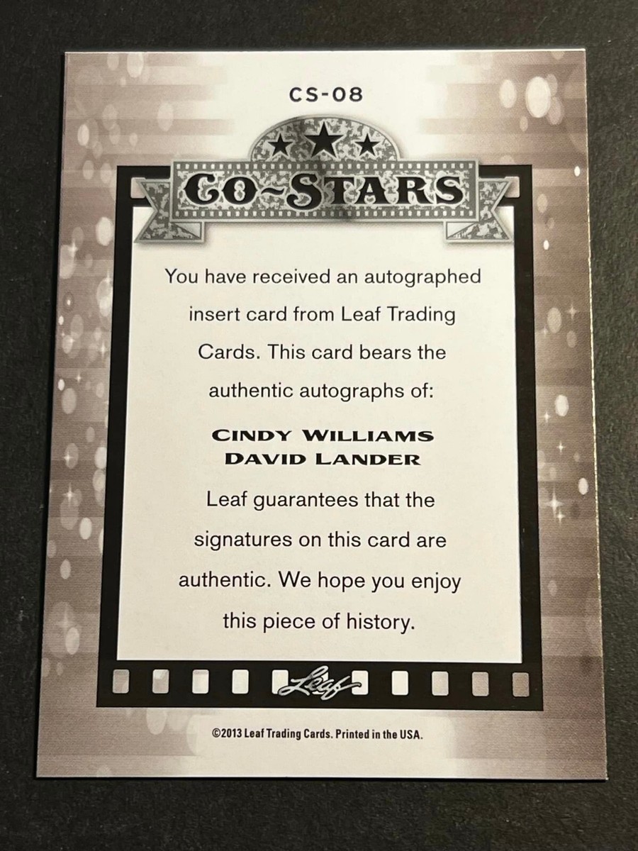 2012 Leaf Pop Century Blue PROOF MISSING AUTO & #/5 Cindy Williams