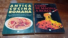 LOTTO N 2 LIBRI  •	Antica Cucina Romana/ Come se magna a Roma. ALVARO  FABRIZI