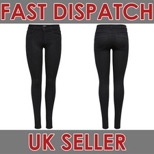 Only Women's Jeans ONLROYAL LIFE REG SKINNY 600 NOOS BLACK XL/"34 ORGANIC COTTON