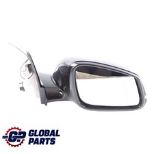 Door Wing Mirror BMW X1 E84 Right O/S Heated Shadow Line Black Sapphire - 475