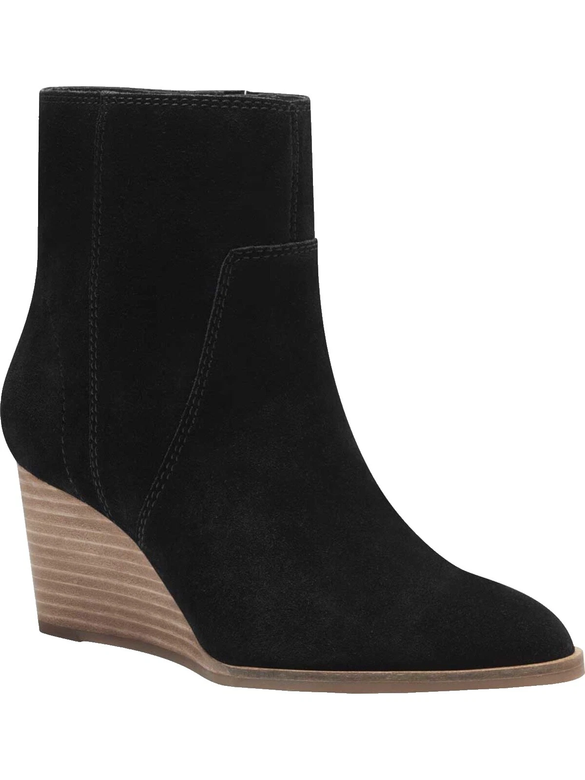 Botas superiores de cuero con cuña Lucky Brand para mujer
