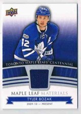 2017-18 CENTENNIAL MATERIALS TYLER BOZAK JERSEY 1 COLOR TORONTO MAPLE LEAFS